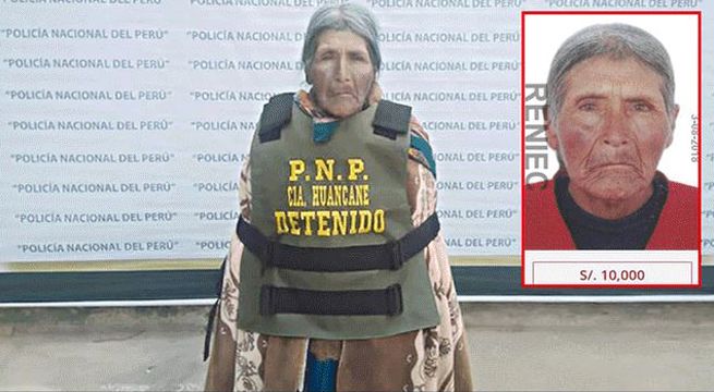 Capturan a anciana de 72 años que formaba parte de la lista de 'Los más buscados'