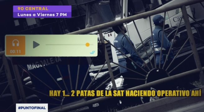 Colectiveros reciben información de operativos del SAT a través de WhatsApp