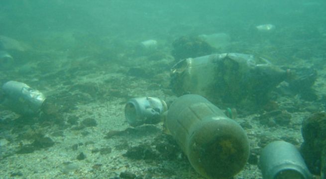 Encontraron basura en el fondo más profundo del océano conocido en la historia