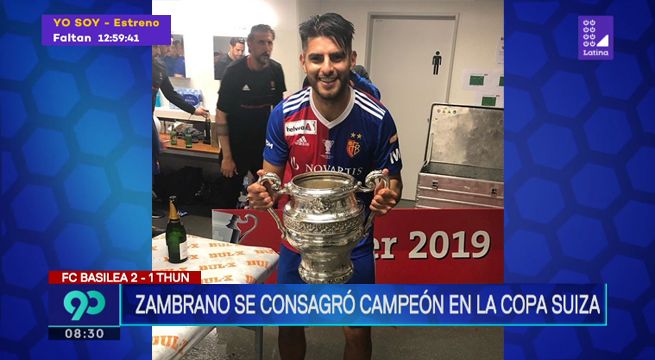 Carlos Zambrano se consagró campeón en la Copa Suiza