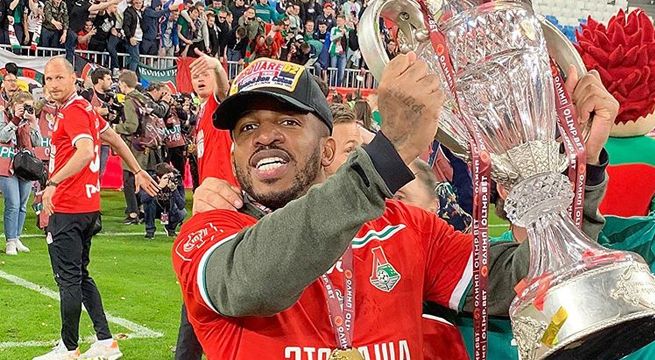 Jefferson Farfán se coronó campeón de la Copa de Rusia con el Lokomotiv