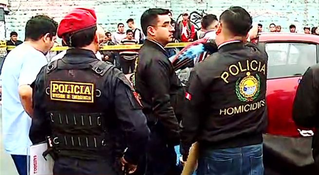 Sujetos asesinan de tres balazos a conductor en el Cercado de Lima