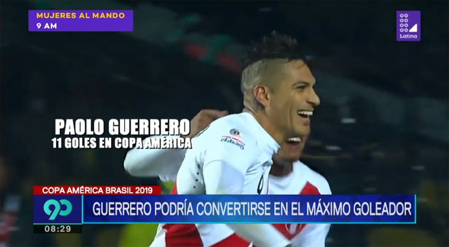 Paolo Guerrero quiere ser el goleador histórico de la Copa América