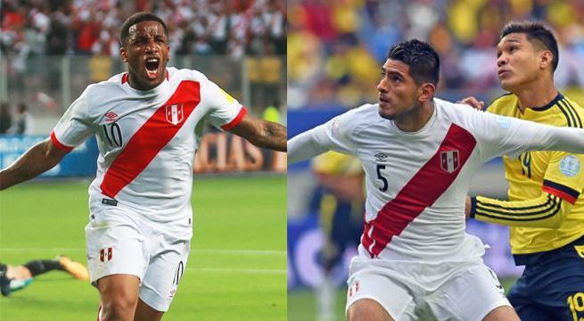 Jefferson Farfán y Carlos Zambrano en el equipo titular de la selección peruana