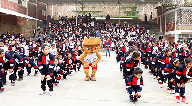 Institución educativa Fe y Alegría 23 se suma a la fiesta de los Juegos Panamericanos