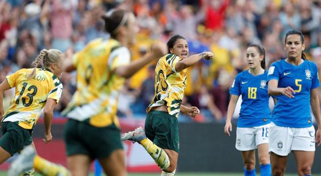 Mundial Femenino: Australia sorprende y voltea el partido 3-2 a Brasil [Video]