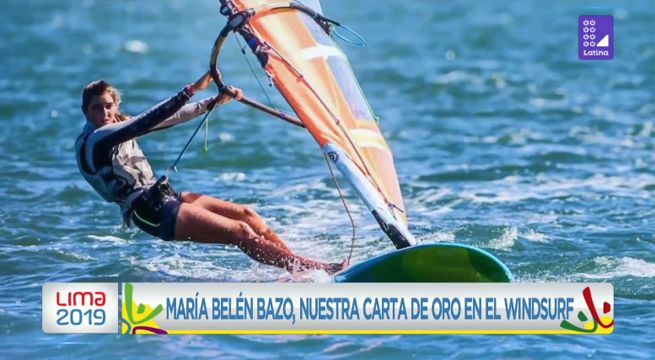 María Belén Bazo, nuestra carta de oro en el windsurf