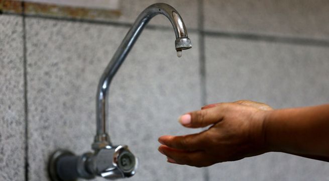 Sedapal anuncia corte de agua por tres días en 20 distritos de Lima y Callao