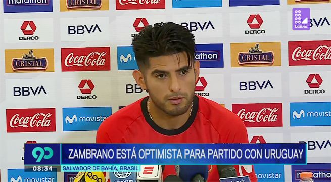 Carlos Zambrano: “Uruguay no es el favorito”