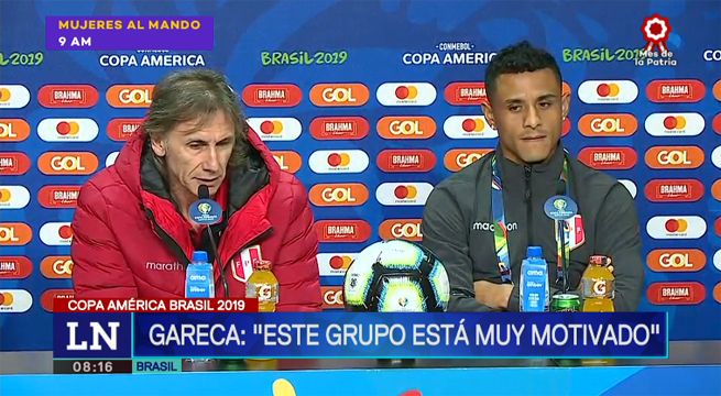 Ricardo Gareca asegura que la selección está motivada para enfrentar a Chile