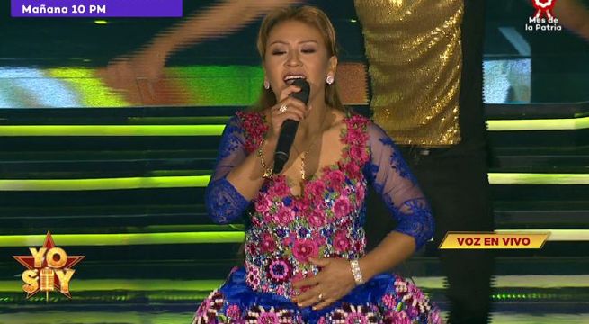 Imitadora de la Muñequita Sally cantó 