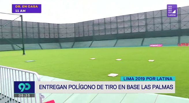 Lima 2019: Entregan polígono de tiro en la base aérea de Las Palmas