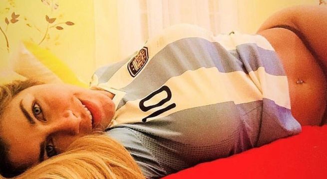 Xoana González se desnuda para celebrar tercer puesto de Argentina en Copa América