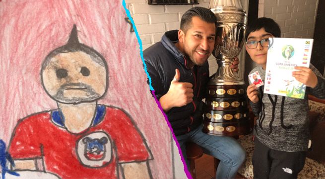 Copa América: Niño no tenía dinero para llenar su álbum y decidió dibujar a los jugadores