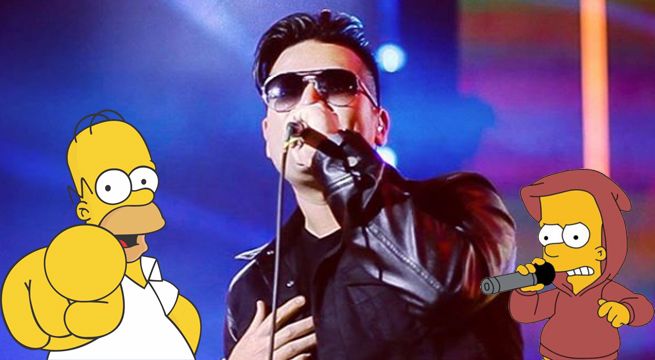 Deyvis Orosco sorprende con participación en Los Simpson