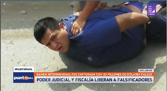 Poder Judicial y Fiscalía liberan a falsificadores