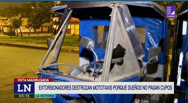 Mototaxistas de La Victoria en la mira de las bandas de extorsionadores