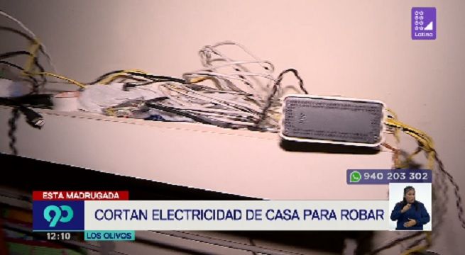 Ahora cortan electricidad en casas para robar