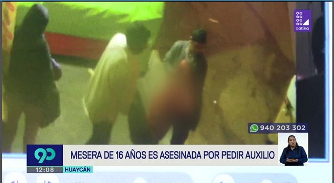 Delincuentes asesinaron a una mesera de 16 años cuando asaltaron el chifa donde trabajaba en Huaycán