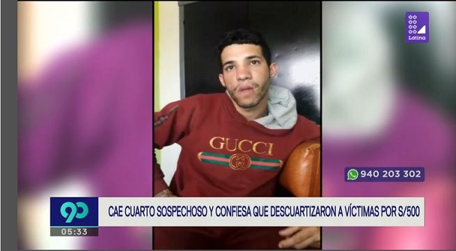 Aterradora confesión: “Los mataron por quedarse con plata de la droga… 500 soles”