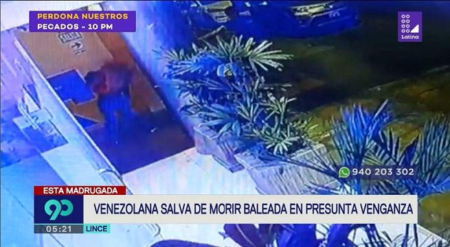 Madrugada: Venezolana salvó de morir tras ser baleada en puerta de un hotel en Lince