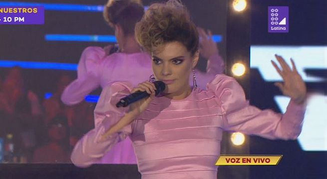 Imitadora de Ana Torroja de Mecano cantó 