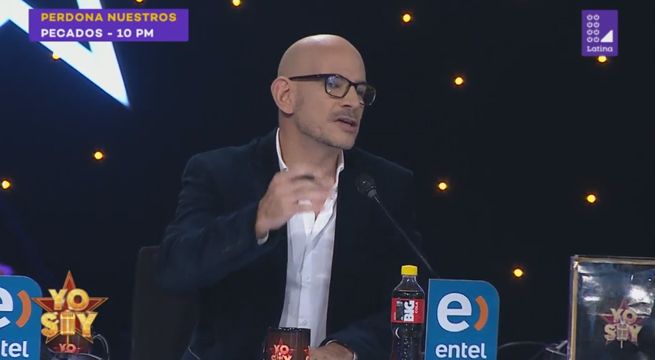 Ricardo Morán mostró su incomodidad por la interpretación del imitador de Lucho Barrios
