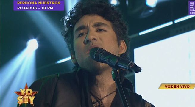 Imitador de Gustavo Cerati cantó 