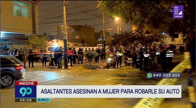 Buscan a delincuentes que asesinaron a una mujer e hirieron a su esposo para robarle auto