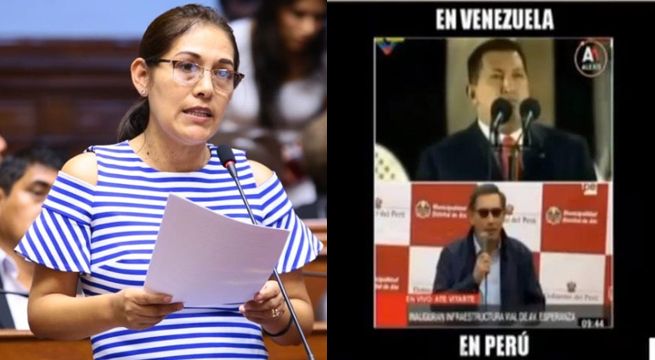 Milagros Salazar expuso con memes ante comisión internacional en el Congreso