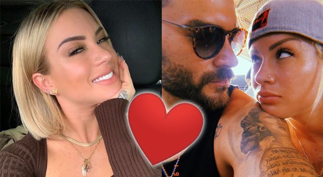 Leslie Shaw se muestra de lo más feliz al lado de su nueva pareja [VIDEO]