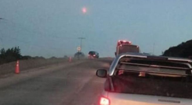 Alertan posible caída de meteorito en Chile a través de redes sociales