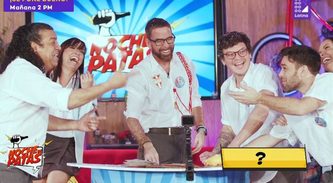 Marisol y Celine Aguirre y los patas jugaron a la 'Palabra rápida' escolar