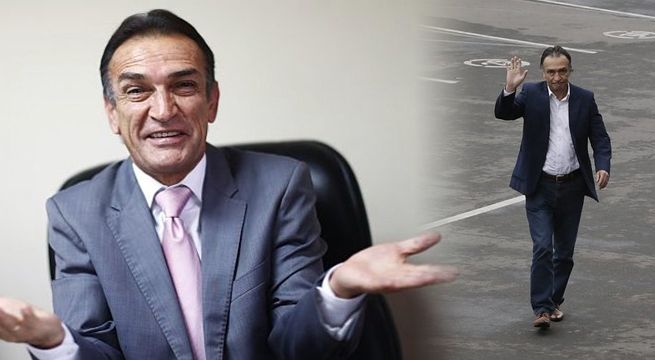 Héctor Becerril llegó al Congreso y dijo que no acatará la disolución [VIDEO]