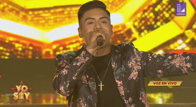 Yo Soy: Imitador de César Vega armó una fiesta en el escenario con el tema “Saliditas contigo”