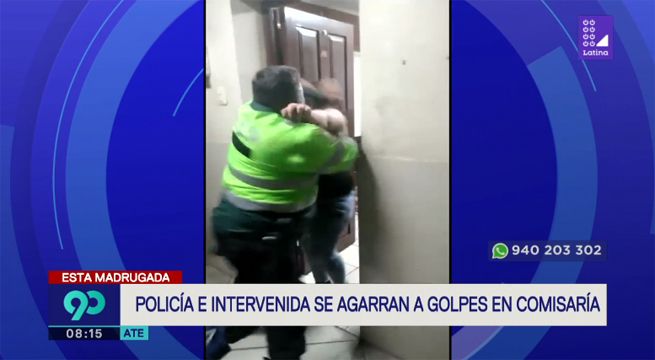 Imágenes de policía agarrándose a golpes con una detenida causan indignación [VIDEO]