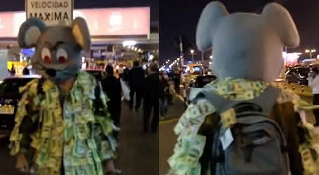 Rata forrada en dólares intenta fugar del país a través del Aeropuerto Jorge Chávez [Video]