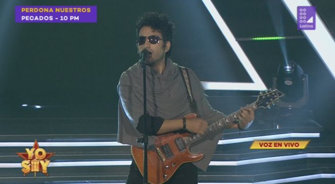 Yo Soy: El imitador de  Gustavo Cerati cantó el tema “Juegos de seducción”
