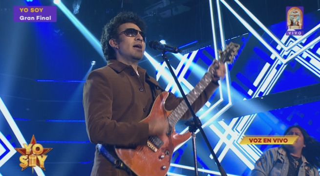 El imitador de Gustavo Cerati cantó “Música ligera” en la Gran Final de Yo Soy