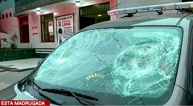 Ebrios golpearon y abrieron fuego contra policías en San Juan de Lurigancho [VIDEO]