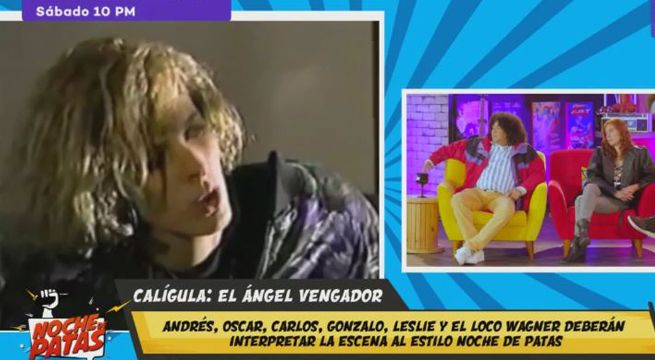 Leslie Stewart recordó junto a los patas su papel en “El ángel vengador: Calígula”