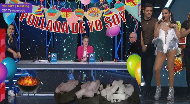 Imitadora de Daniela Darcourt organizó la ‘Pollada de Yo Soy’