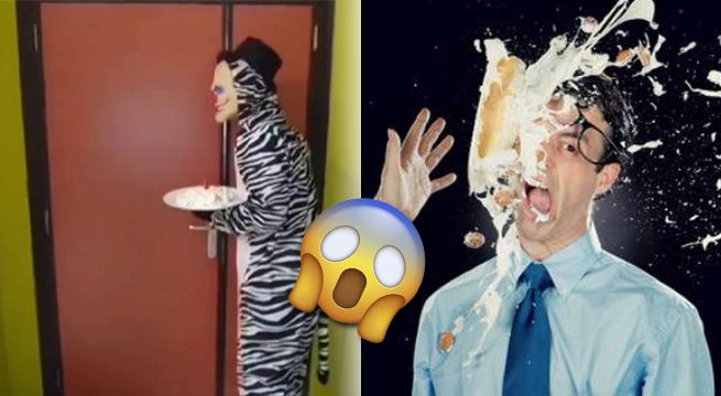 Youtuber es detenido por tirarle torta en la cara a un profesor [VIDEO]