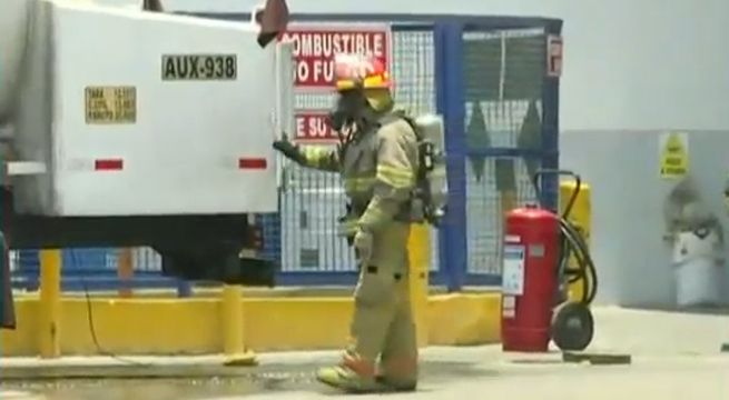 Fuga de gas fue reportada en camión cisterna este mediodía en el Callao [VIDEO]