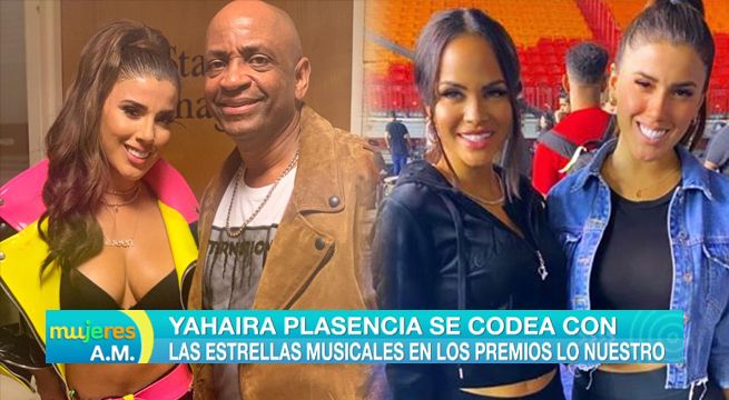 Yahaira Plasencia se codea con grandes estrellas musicales en los ‘Premios Lo Nuestro’ [VIDEO]