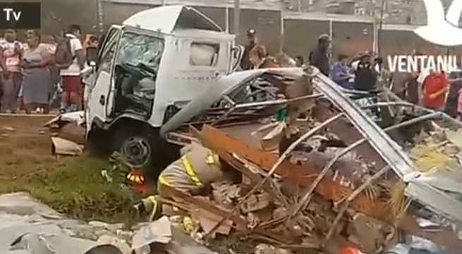 Callao: camión se despista y causa la muerte de dos personas en Mi Perú