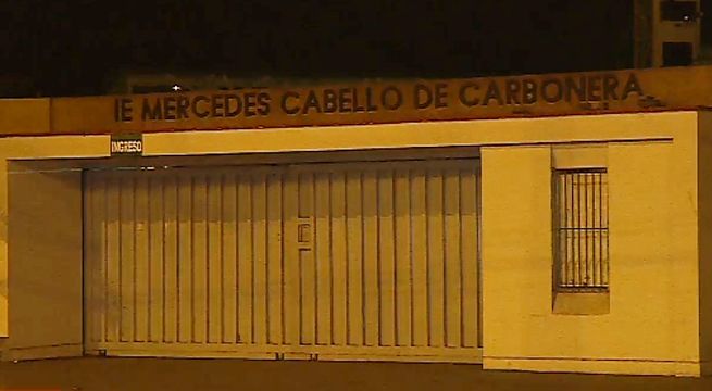 Detienen a dos menores robando computadoras en colegio del Rímac [VIDEO]