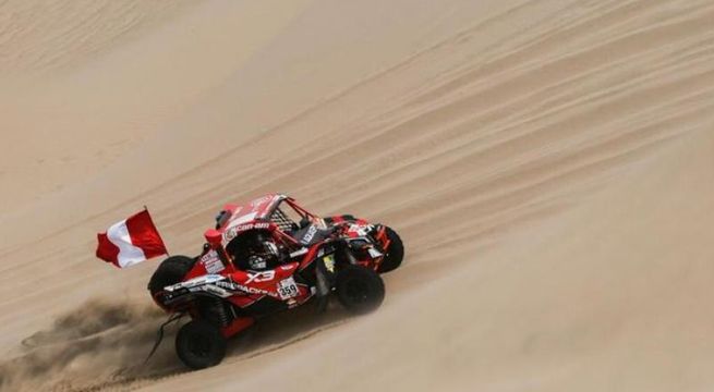Dakar 2018: peruano Juan Uribe es el nuevo líder en la categoría UTV