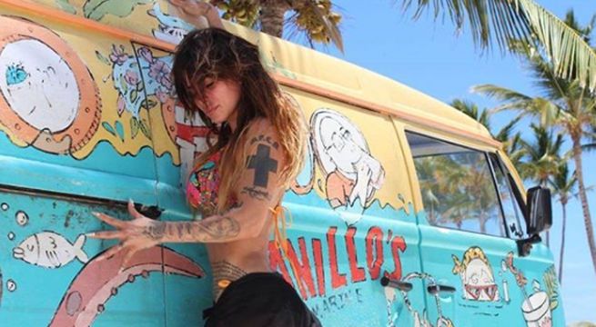 Angie Jibaja disfruta del verano y sorprende con esta foto