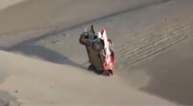 Mira los accidentes más espectaculares producidos en el Dakar 2018